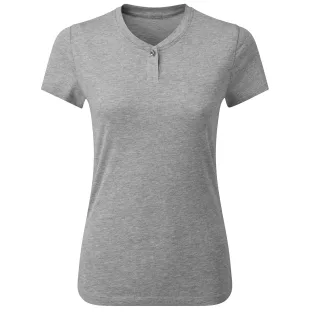 Premier - "Comis" T-Shirt für Damen (Grau meliert)