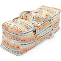 bodhi Yogatasche Yoga Kit Bag, ETHNO Collection, apricot-hellblau gemustert