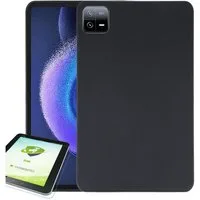 Wigento Tablet-Hülle + Schutzglas für Xiaomi Pad 8 / 8 Pro / Pad 7 / 7 Pro Full Cover Set, Produktset TPU Hülle dünn + H9 Hart Glas