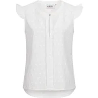 Nübler Dirndlbluse Trachtenbluse kurzarm Sally in Weiß von Nübler