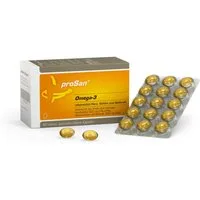 proSan Omega-3-Fettsäuren, natürliches Premium Fischöl mit 500 mg DHA, Kapseln, 60 St., 41 g