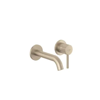 KLUDI BOZZ Waschtisch-2LOCH-WAND-Einhandmischer Ausladung 180 MM Stainless Brause Nickel 38244N576