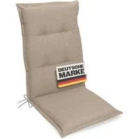 Gardissimo Hochlehnerauflage Premium Gartenstuhlauflagen, (1 Auflage, 1 St., 1 Auflage), UV-beständig für Hochlehner-Stühle