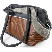 DUVO+ Tiertransporttasche Paris Pet Bag Chic karamell für Hunde
