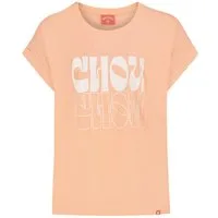 Eight2Nine T-Shirt Rundhalsausschnitt Kurzarm Gerader Schnitt Frontprint für Damen (1-tlg) Modal nachhaltig Normal Fit Rundhals Kurzarm Einfarbig