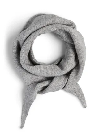 PIECES - PCKOMMA TRIANGLE SCARF NOOS BC Medium Grey Melange - Gr. - ONE SIZE