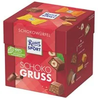 Ritter SPORT Schokolade, Ritter Sport Schokowürfel Schoko Gruß mit verschiedenen Sorten 176g
