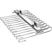 Basera® Schrankeinsatz Ausziehbarer Kleiderschrank Hosenbügel für 12 Hosen