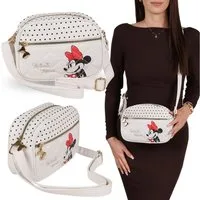 Disney Minnie Mouse Handtasche DISNEY Minnie Mouse Damen-Umhängetasche, kleine Tasche 21 × 16 × 8 cm