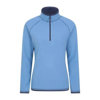 Mountain Warehouse - "Montana" Fleece-Oberteil mit halbem Reißverschluss für Damen (Dunkelblau)