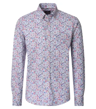 CASAMODA - Leinenhemd rot - Gr. - XXL
