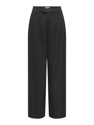 ONLY - ONLSVEA-GOA MW LINEN BL WIDE CC PNT Black - Gr. - 32
