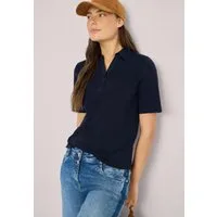 CECIL Poloshirt aus reiner Baumwolle
