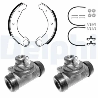 Delphi Bremsbacken hinten Citroen 2 Ami Dyane Mehari 639