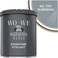 WO-WE Bodenversiegelung Betonfarbe Bodenfarbe Bodenbeschichtung W700 MATT, 1-10L