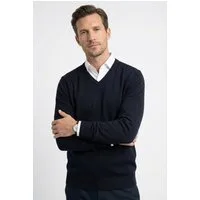 OLYMP V-Ausschnitt-Pullover OLYMP Strick Casual klassischer Strickpullover