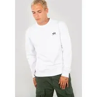 Alpha Industries Sweatshirt Basic Sweater small Logo Baumwollmischung, regular fit