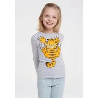 LOGOSHIRT Langarmshirt Garfield mit lässigem Frontprint