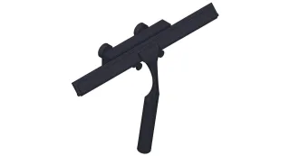 Giese Haken mit Glasabzieher schwarz matt für Glaswand bis 9 mm, 30952-14 30952-14