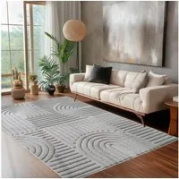 Carpettex Designteppich Skandinavischer Boho, Rechteckig, Höhe: 8 mm, Teppich Wohnzimmer, Schlafzimmer, Gästezimmer