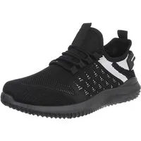 Coolwalk Modischer Herrenschuh mit atmungsaktivem Design für Alltag Sneaker (89373281) Flach Sneakers in Schwarz