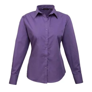 Premier - Bluse für Damen Langärmlig (Violett)