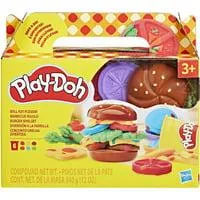 Play-Doh Burger Spielset mit Knetwerkzeugen und Spielknete, Basteln