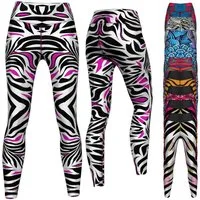 German Wear Leggings GYM-8003 Leggings Sehr dehnbar Fitness Sport Yoga Gymnastik Training Freizeit