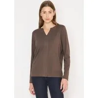 CECIL Langarmshirt aus Baumwolle mit Stretchante
