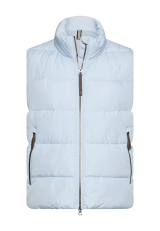 camel active - Winddichte Weste mit Reißverschlusstaschen light blue - Gr. - 38