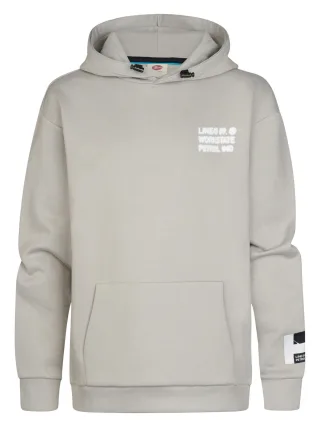 Petrol Industries - Boys Sweater Hooded Print Ice Grey - Gr. - 176