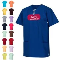 Clinotest Funktionsbluse Kasack Damen & Herren - 95 Grad waschbare, kochfest ohne einzulaufen (1-tlg) Schlupfkasack aus Baumwolle & Polyester - Berufsbekleidung für Pflege