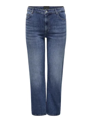 ONLY CARMAKOMA - CARWILLY HW STRAIGHT DNM TAI021 NOOS Dark Blue Denim - Gr. - 32