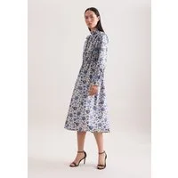 seidensticker Sommerkleid 1/1 Stehkragen Druck