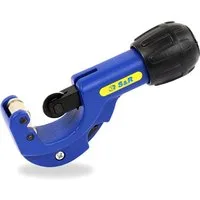 S&R Rohrschneider für Aluminium-, Kupfer- & Kunststoff-Rohre - für Ø 3-32 mm, (1-tlg), aus Vollmetall mit Entgrater und Ersatzklinge