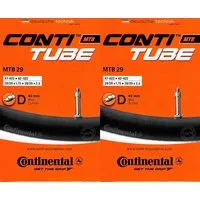 CONTINENTAL Fahrradschlauch 2x Continental MTB 29 DV Schlauch Dunlop Ventil 40mm 29 Fahrrad MTB, 2,00, 2,10, 2,30, 2,35, 2,40, 2,25, (2-St)