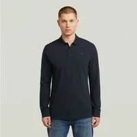 G-STAR Poloshirt Dunda Slim Polo langärmlig, mit Logo