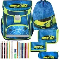 Spirit Schulranzen Set Vision 11-teilig 2026 Jungen blau Speed Racer