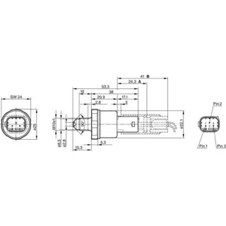Bosch Druckschalter f?r Bremshydraulik Alfa Audi BMW Fiat Ford Mercedes Opel Seat VW