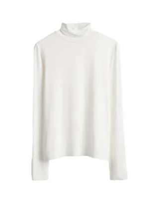 someday - Rollkragenshirt - Kirosie soft weiß - Gr. - 42