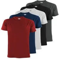 ALPIDEX Rundhalsshirt ALPIDEX T-Shirts Herren 5er Set Rundhals – in vielen Farben & Größen