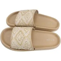 VewoTex Damen Badelatschen naturfarben » Badeschuhe mit dicker Sohle Pantolette (1 Paar, 1-tlg., Kein Set) Slipper & Hausschuhe » moderne Sommerschuhe