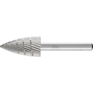 PFERD TOOLS HSS Frässtift Spitzbogenform K Z 3 universal mittel fein Spanbrecher - 22441836