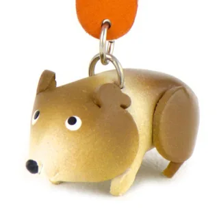 Hamster  Schl?sselanh?nger aus Leder