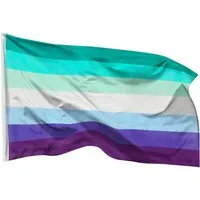 PHENO FLAGS Flagge Gay Flagge 90 x 150 cm Gay Fahne (Hissflagge für Fahnenmast), Inkl. 2 Messing Ösen