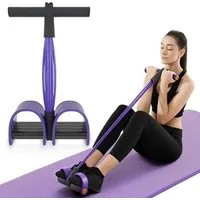 FELIXLEO Bauchtrainer Bauchtrainer mit 6 Zugseilen für Sit-up Fitness & Ganzkörpertraining