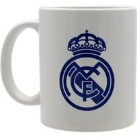 Real Madrid Trinkflasche Real Madrid Keramiktasse blaues Wappen Box