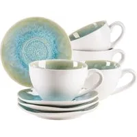 MÄSER Tasse FROZEN, Tassen-Set, Steinzeug, 8-tlg., Steinzeug