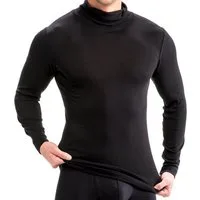 HERMKO Unterziehshirt 16645 Herren langarm Shirt mit Rollkragen