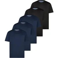 Redmond T-Shirt 5er Pack Basic (Spar-Set, 5-tlg) T-Shirt - Baumwolle - Atmungsaktiv - Klassisches Basic für jeden Tag